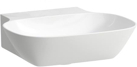Laufen INO Handwaschbecken, ohne Hahnloch, ohne Überlauf, 450x410, weiß, Farbe: Weiß mit LCC