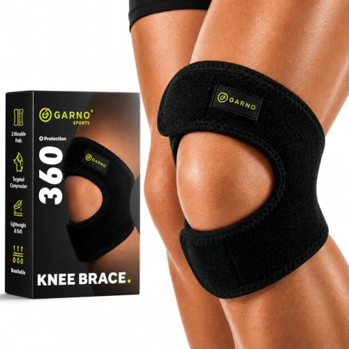 GARNO Knee Brace for Women & Men, Patellar Tendon Support Strap (Large)