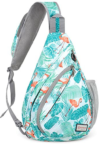 ZOMAKE Unisex-Erwachsene Tragetasche, Flamingo Blue-pl, Small