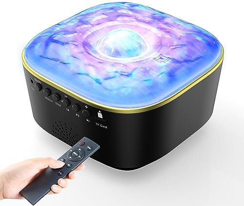 Upgraded Star Projector Galaxy Night Light for Bedroom, LED Sensory Lights Projector with Remote Control, Timer, Bluetooth Speaker for Adults Bedroom/Room Decor/Party/Gift