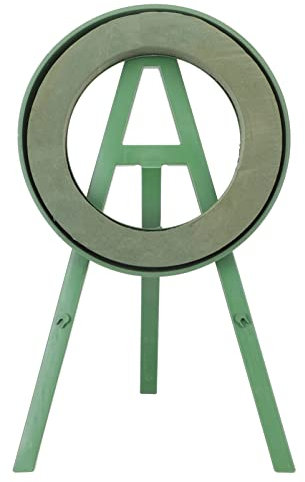 Cabilock 1pezzi Supporto Per Corone Plastica Rack Tripod Per Decorazioni Floreali Ufficio Giardino e Cerimonie Funebri Resistente e Stile Moderno Per Fiori Freschi e Piante