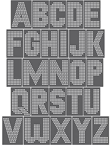Rhinestone Genie Font-Bolt 3 Magnetic Rhinestone Template, Black (RTG-FON360)