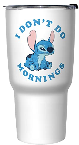 Disney Stitch Mornings Thermobecher aus Edelstahl, 765 ml, 765 ml, mehrfarbig