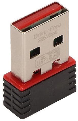 Vikye 300 Mbit/s USB-WLAN-Adapter, Universeller -Wireless-Netzwerkkarten-Adapter, WLAN-Dongle für Laptop-Computer, Integrierte Omnidirektionale Antenne, Unterstützung für11 10