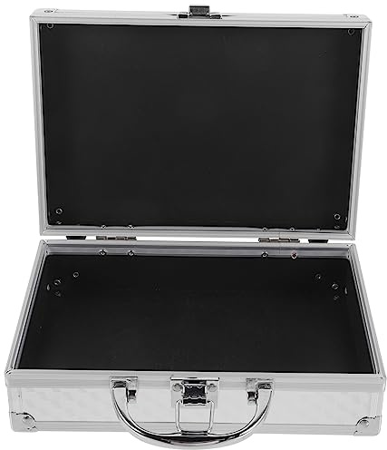 IMIKEYA Aluminiumlegierung Werkzeugbox Mit Großem Fassungsvermögen Tragbare Multifunktionale Medizinkoffer Und Kosmetik-aufbewahrungsbox Stoßfest Mit Verstärktem Griff Für Camping Reisen b