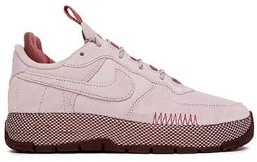 Nike Sneakers Air Force 1 Wild Donna, Platinum Violet Smokey Mauve Earth Platinum Viola, 38 EU