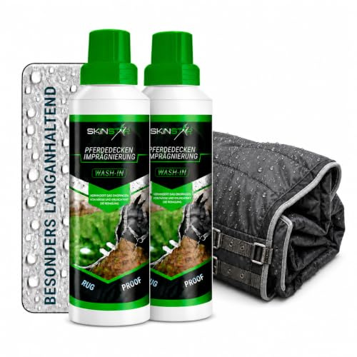 SkinStar Couverture pour chevaux Wash-In Imperméabilisant 1 l Protection pour couverture d'animaux