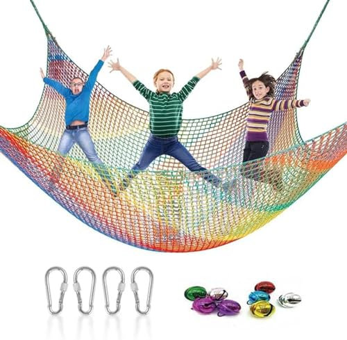Climbing Cargo Net, Playground Safety Net, Double Layers Climbing Cargo Net, Kids Backyard Climbing Net, For Tree House And Outdoor Adventure