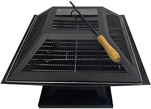 NOALED Bracieri da Esterno Bracieri a Legna da Esterno Riscaldatore per braciere da Giardino Multifunzionale per terrazza con Grill
