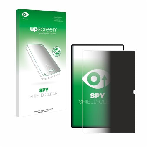 upscreen Anti-Spy Blickschutzfolie für Samsung Galaxy Tab S10 Ultra 5G (Hochformat) Made in Germany, Privacy Displayschutz-Folie [Blaulichtfilter]