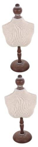 KOMBIUDA 2 Stücke Choker Halskette Mannequin Stehen Vintage Stil Display Für Shop Einzelhandel Schaufenster