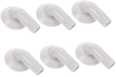 Zerodeko Drain Hose Fitting Kit 6pcs 15mm Elbow Connectors for Condensate Draining Compatible Models