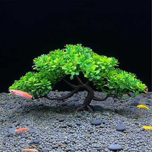 Aquarium Simulation Pflanze Dekoration, Aquarium Simulation Kiefer Wasserpflanze Landschaftsbau Dekoration, Kunststoff Wasserpflanze Gefälschter Baum