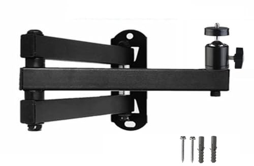 Small Projector Wall Mount Stand Ceiling Projector Holder with 360° Rotatable Head and 90° Tilting Home Theater Projector Hanger Tilt