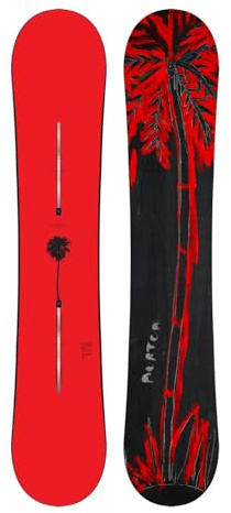 Burton – Tabla de snowboard Blossom Camber Cherry Blossom para hombre, talla 162, color rojo