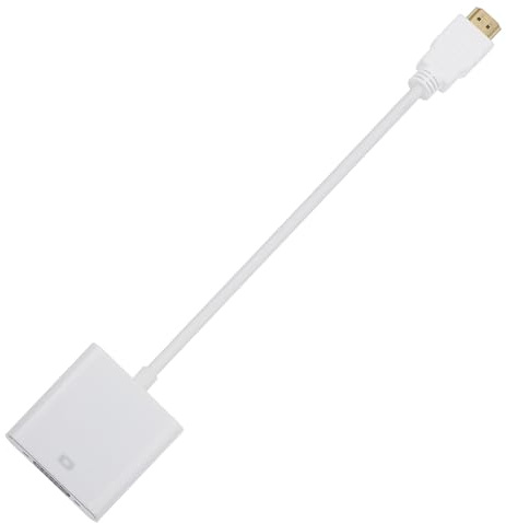 UKCOCO Adattatore Video Digitale a Vga 1080p Cavo di Conversione senza Audio Compatibile Console Dvd Proiettori Monitor LED