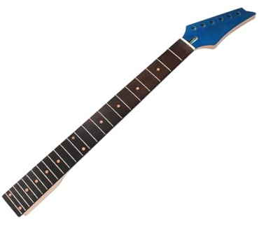 Premium Holzgitarrenhals mit 24 Bünden Griffbrett für verbesserten Holz E Gitarrenhals mit Griffbrett