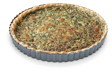 Fox Run 9.5-Inch Non-Stick Tart Pan, Removable Bottom Quiche Pan