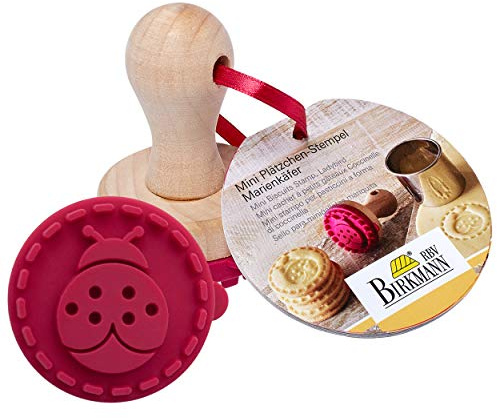 RBV Birkmann, 340336, Mini-Plätzchen-Stempel Marienkäfer, Ø 5 cm