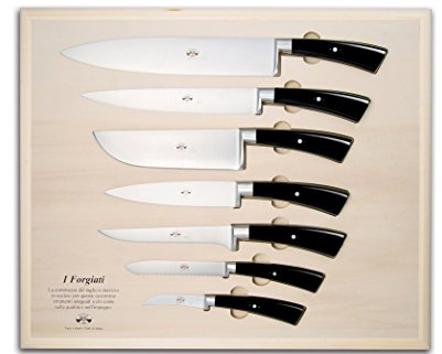 Coltellerie Berti - SU MISURA Trinciante Preparaz. CTP - Portacoltelli magnetico per coltelli forgiati