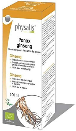 Physalis Panax Ginseng Pflanzentropfen, 100 ml, Bio