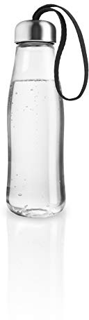 EVA SOLO | Glastrinkflasche 0,5l Black | Frei von BPA, Phthalaten und Blei | Black