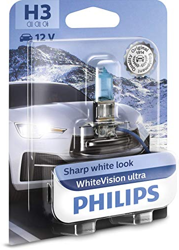 Philips WhiteVision H3 bombilla faros delanteros, blister individual