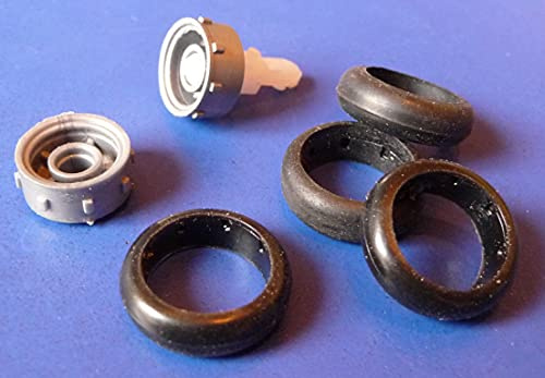 WIM-Slotcar 4-STÜCK Reifen VORNE Carrera Servo 140 V3 Plus