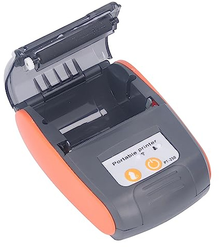 Fafeicy Mini Bluetooth Kabelloser Belegdrucker für Android Smartphones und Tablets mit 90mm/s Druckgeschwindigkeit und Aufbewahrungstasche