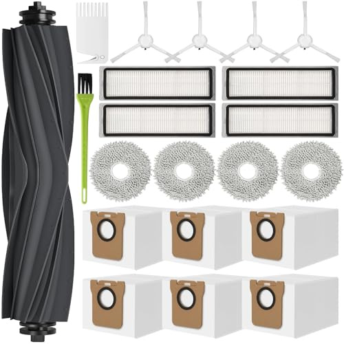 L10 Ultra Zubehör für Dreame L10 Ultra Ersatzteile Zubehörset Kit Refill | L10 Ultra Zubehörset Refill Accessories 1 Hauptbürste 6 Staubbeutel 4 Seitenbürsten 4 Wischtücher 4 Filter 1 Reinigungsbürste