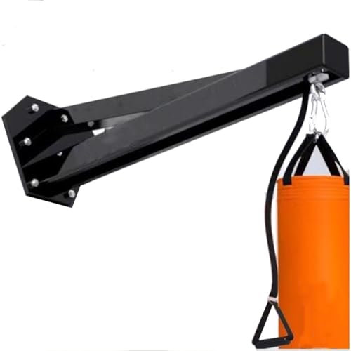 GRRICEPL Schwerer Boxsack-Wandhalter, Boxsack-Regal, Mit Flexibel Beweglichen Führungsschienen, Multifunktionaler Sandsackhalter für Das Fitnessstudio