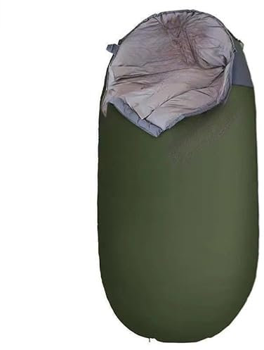 KCHYCV Outdoor-Schlafsack in Eiform, Ultraleicht, extra breit, extra lang, Daunen-Camping-Schlafsack, Warmer wasserdichter Schlafsack (Color : Lake Blue 1300g)