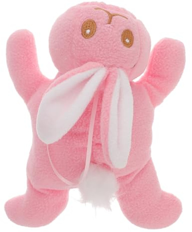 TOYANDONA Housse pour Biberon en Peluche Housse Isolante Protège-Biberon pour Bébé Porte-Clip pour Poussette Couverture Douce Antichoc Utilisation Maison L'Extérieur 1 Pièce Rose