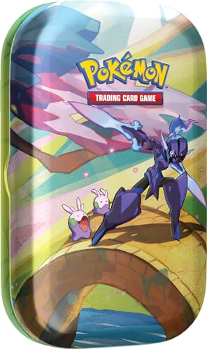 Pokémon TCG: Vibrant Paldea Mini Tin - Ceruledge & Goomy (2 Booster Packs, 1 Stickerbogen)