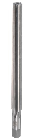 QUARKZMAN Kegelstifteinsätze 1:50 10mm kleiner Durchmesser 12,4mm großer Durchmesser Gerade Nuten Hochgeschwindigkeitsstahl (HSS) Steigung Stiftreibahle für CNC-Metallwerkzeuge