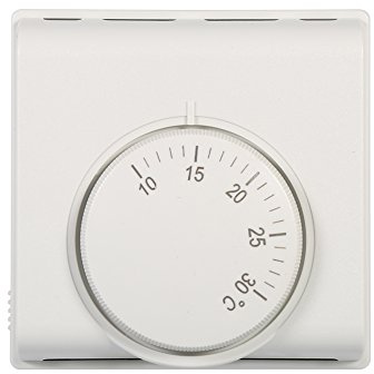 Termostato Ajustable, Termostato de Voltios de Línea Manual, Controlador de Temperatura Mecánico para Aire Acondicionado Central