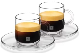 Nespresso Vertuo Juego de tazas de café, 180 ml, pack de 2