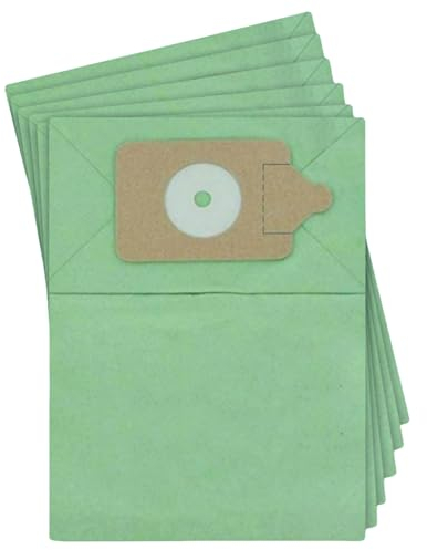 SR ESSENTIALS 5pcs Henry Hoover Bags, Double Layer Replacement Paper Dust Bags Compatible with Numatic Henry Hetty Hoover Vacuum Cleaner (Green)