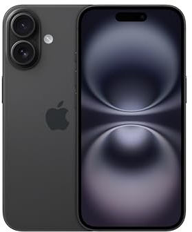 Apple iPhone 16, 256GB, Schwarz (Generalüberholt)