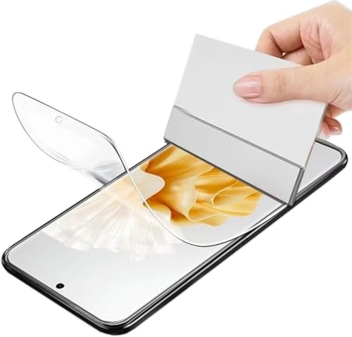 Negugew Confezione da 2 pellicole protettive per Honor 90, ultra sottili, in morbido TPU idrogel, compatibili con le custodie, sensibili al tocco