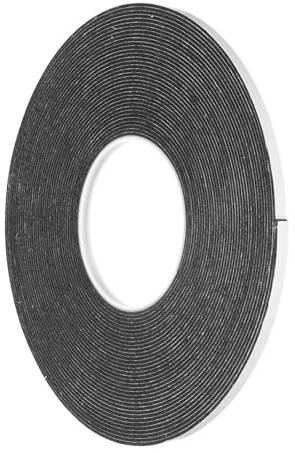 QUARKZMAN 1 Pezzo Nastro Doppia Faccia In Schiuma Rimovibile PE Nastro Montaggio Forte Adesivo Strisce (Nero, 50ft x 1/4 x 1/16) Per Casa Pittura Parete Appendere Poster Decorazione