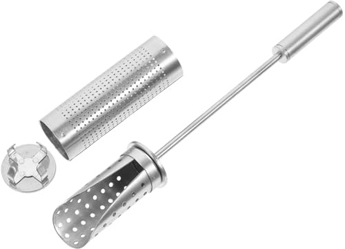 Lurrose Colador de Té de Acero Inoxidable Reutilizable Infusor de Té a Granel Tubo Filtrante Filtro Portátil para Hojas Sueltas Adecuado para Hogar y Oficina