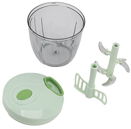 Hachoir à viande manuel, hachoir à légumes, hachoir à ail en acier inoxydable, outil de cuisine multifonction pour mélanger, hacher, broyer la préparation des aliments, Durable,