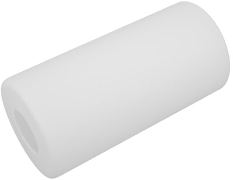 Hoement Paralume Cilindrico in Vetro Smerigliato Bianco Latte Ricambio per Lampade da Terra e da Tavolo Attacco E27 Resistente al Calore per Soggiorno e Ufficio Luce Diffusa e senza