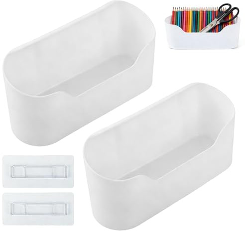 2 Schrank Organizer Küchenschranktür Organizers, Türorganizer Küchenschranktür Aufbewahrungsbox Wandmontierte für Badezimmer Kühlschrank Küchen Organizer Schranktüren Caddy + 2 selbstklebende Haken