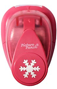 Vaessen Creative Craft Paper Punch - Snowflake - 1,4 x 1,6 cm - Circle Cutter for Crafting and Card Making