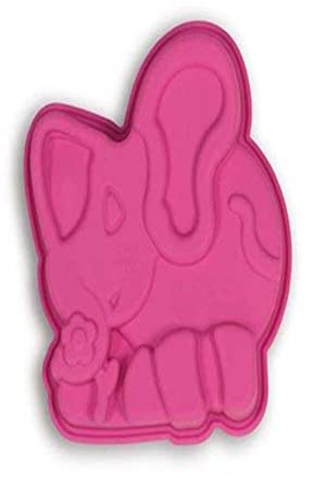 Silikomart | Silikon-Kuchenform Elephant, antihaftbeschichtet, 1er Pack Kuchenform, 135 x 138 mm, h 32 mm, Made in Italy