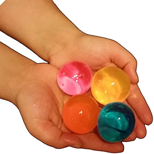 Deco-Boulevard 60 Stück extrem große Wasserperlen Gelperlen (EXTREM 3-6 cm)