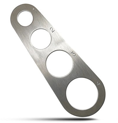 Groupcow New Stainless Steel Pasta Spaghetti Measurer Measure Kitchen Tool (KT0126)