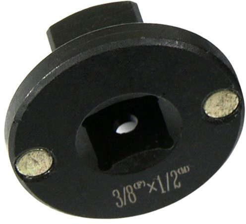 Alkan Adapter 3/8 auf 1/2 Vergrößerungsadapter kompakt | Kompakter Vergrößerungsadapter 3/8 auf 1/2, Übergangsteil für Knarren, Ratschen & Steckschlüssel
